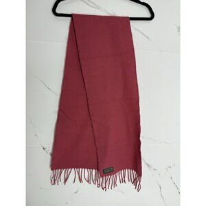 VTG Tweedmill British Made Pure Wool Lambswool Scarf Mauve Soft Unused Cozy​​​
